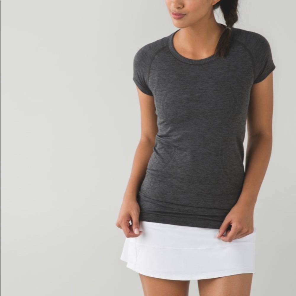 lululemon athletica Charcoal Short Sleeve Tee